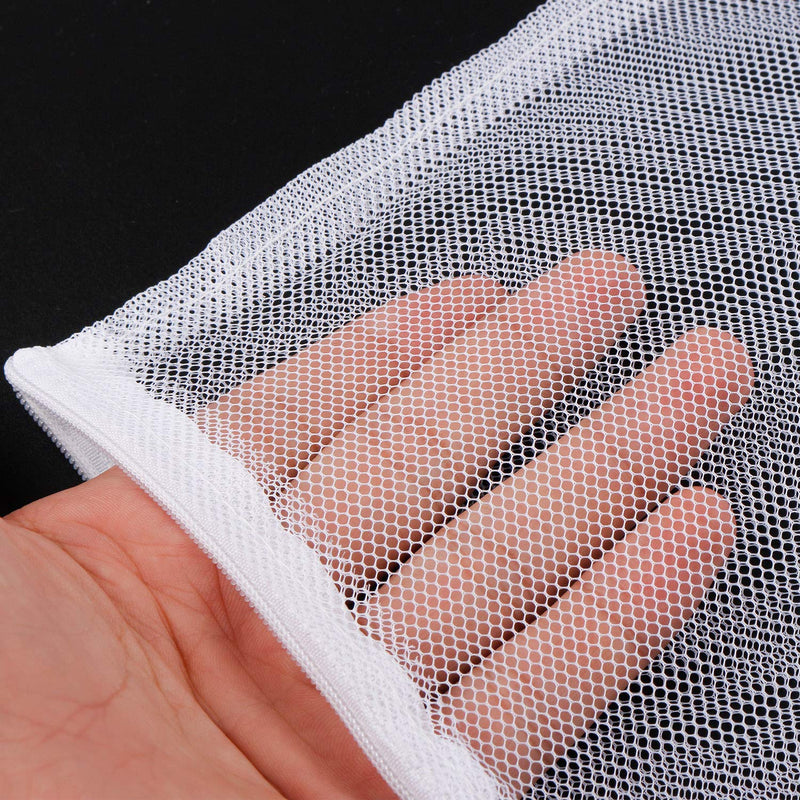 [Australia] - Onwon 10 Pieces Aquarium Filter Bags Fish Tank Media Mesh Filter Bags Net Bag with Zipper for Charcoal Pelletized Remove Activated Carbon, Biospheres, Ceramic Rings 