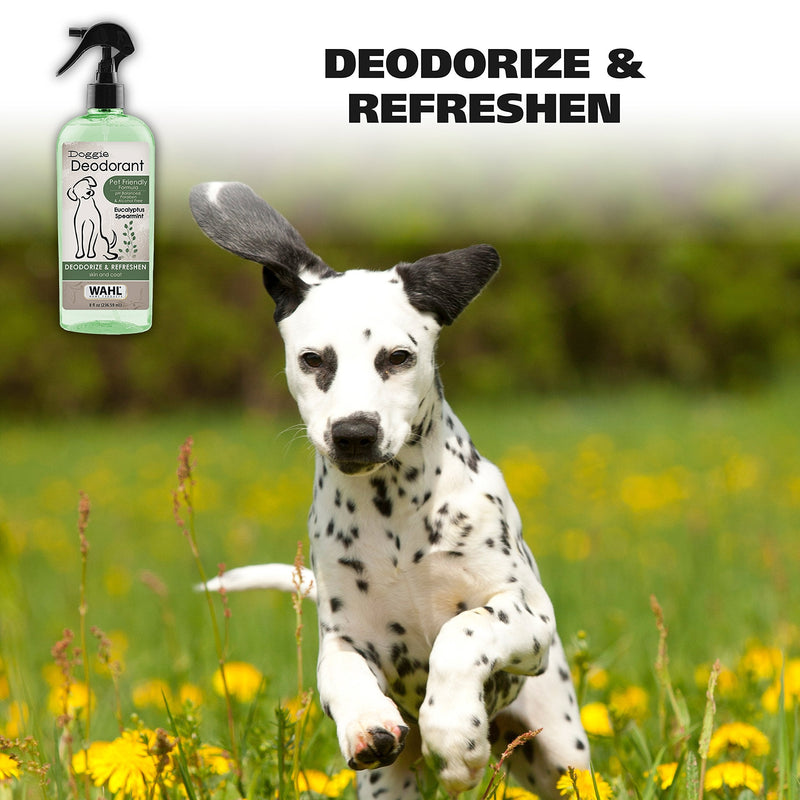 Wahl Deodorizing & Refreshing Pet Deodorant for Dogs - Eucalyptus & Spearmint to Refresh the Skin and Coat - Model 820011A - PawsPlanet Australia