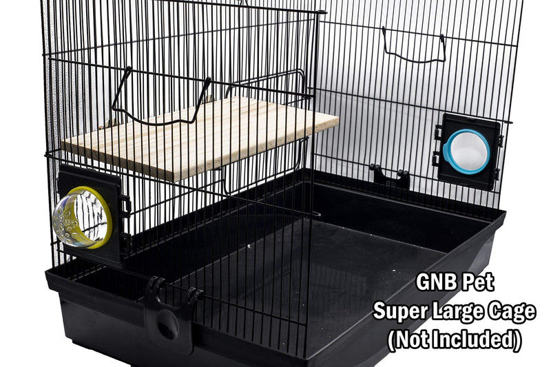GNB PET Natural Wood Stand Platform 5‘’x11'' for Hamster Mice Chinchilla Chipmunk, Small Animals Habitat Toy HM-10 - PawsPlanet Australia