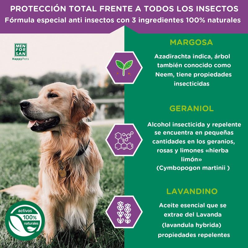 Menforsan - Pipette dogs with loamy, geraniol and lavandino - PawsPlanet Australia