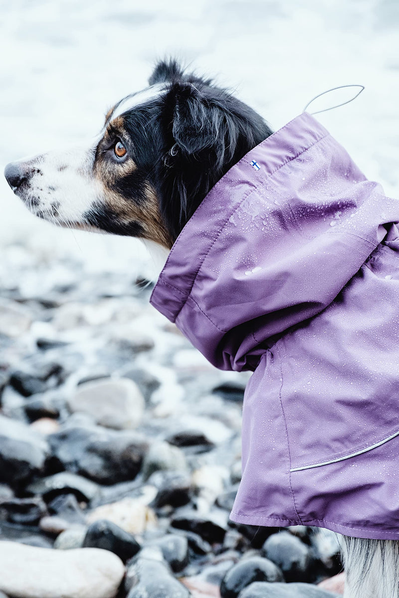 Hurtta Drizzle Raincoat Currant, 8 in - PawsPlanet Australia