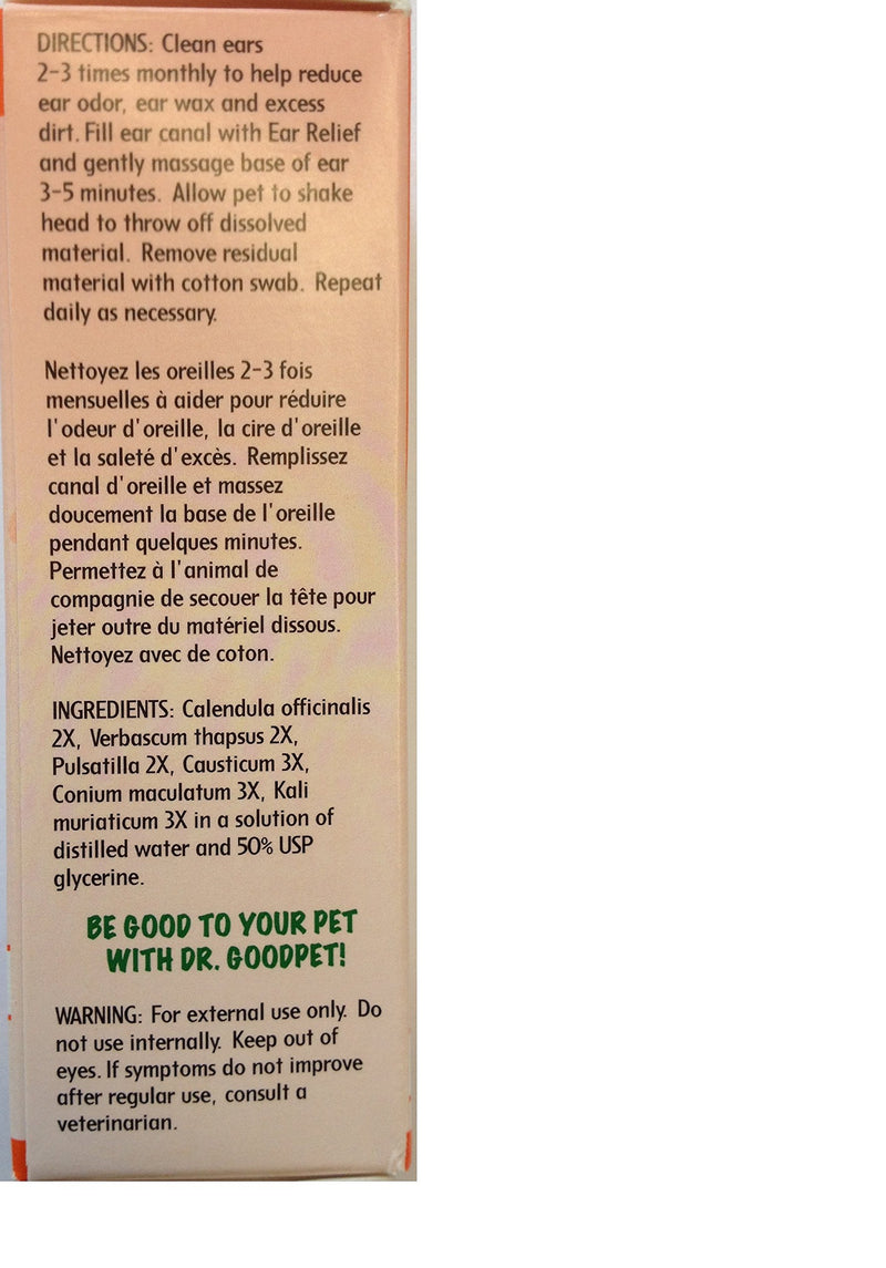 Dr. Goodpet Homeopathic Ear Health Formula for Dogs & Cats, Small - PawsPlanet Australia