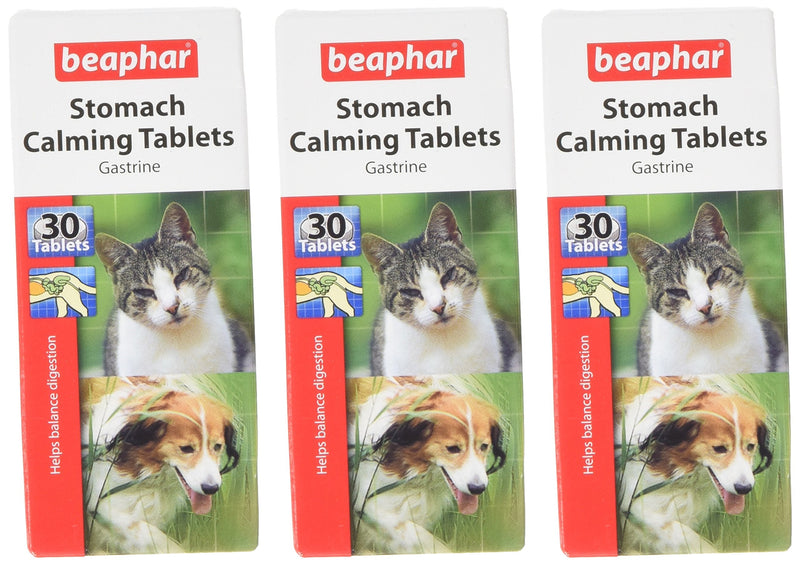 Stomach Calming Tablets, 1 Pack of 30 Pieces - PawsPlanet Australia