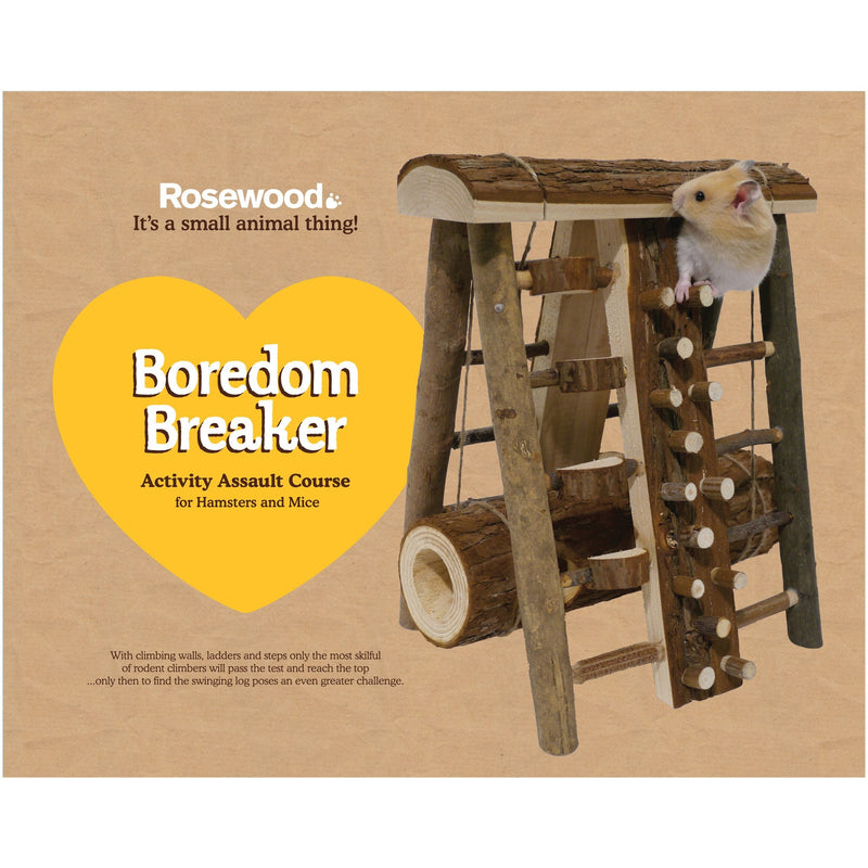 Rosewood Small Animal Activity Toy Activity Assault Course Boredom Breaker - PawsPlanet Australia