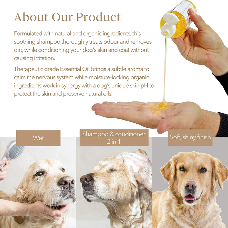 Dog Shampoo & Conditioner for Smelly Dogs (UK COMPANY) Sensitive Puppy Skin Natural Organic Pet Cat & Dog - PawsPlanet Australia