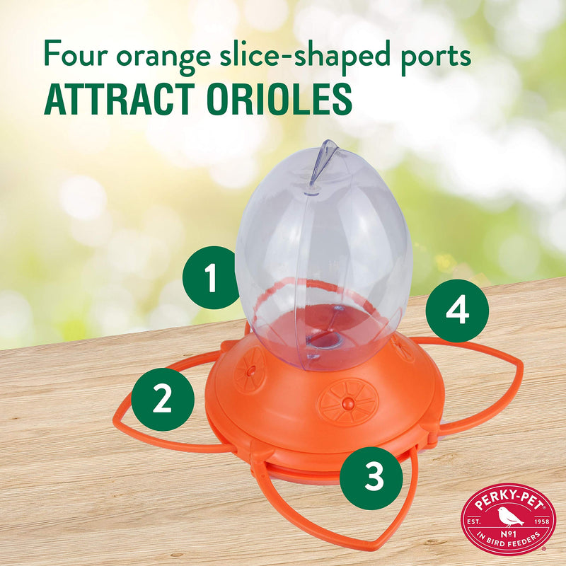 Perky-Pet Opus Plus 32-ounce Plastic 449-2 Oriole Feeder - PawsPlanet Australia