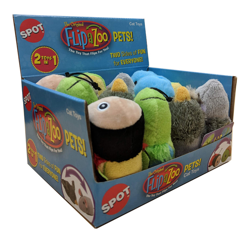 [Australia] - SPOT Ethical Pets 33010PD Flip-a-Zoo Cat Toy, 4" 