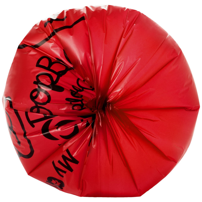 My AlphaPet Dog Poop Bags Refill Rolls - Large Size 9 x 13 Inches - Earth Friendly Highest ASTM D6400 Rated - Leak Proof Doggie Waste Bags 120 Count Scented Red - PawsPlanet Australia