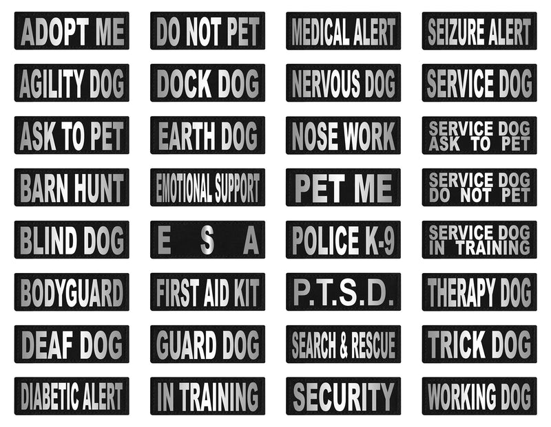 [Australia] - Dogline Deaf Dog Removable Patches X-Small 