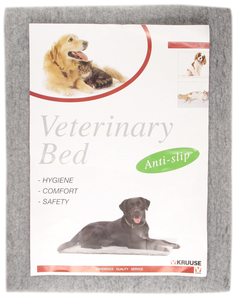 [Australia] - Kruuse Anti-Slip Vet Bed for Pets, Grey 19 x 15 in 