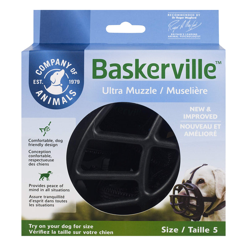 [Australia] - Baskerville Ultra Muzzle 5 - Labrador Black 