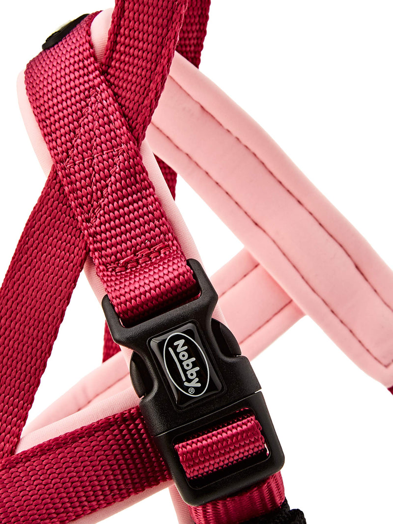 Nobby Classic Preno Norwegian Harness, 38-50 cm+36 cm/20-25 mm, Raspberry/Pink Pink - PawsPlanet Australia