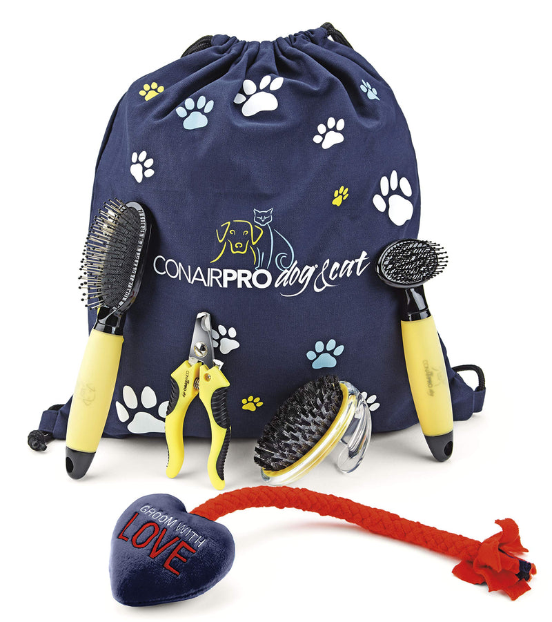 CONAIRPRO Dog & cat Pet-It Brushes 5-Piece Grooming Starter Kit - PawsPlanet Australia