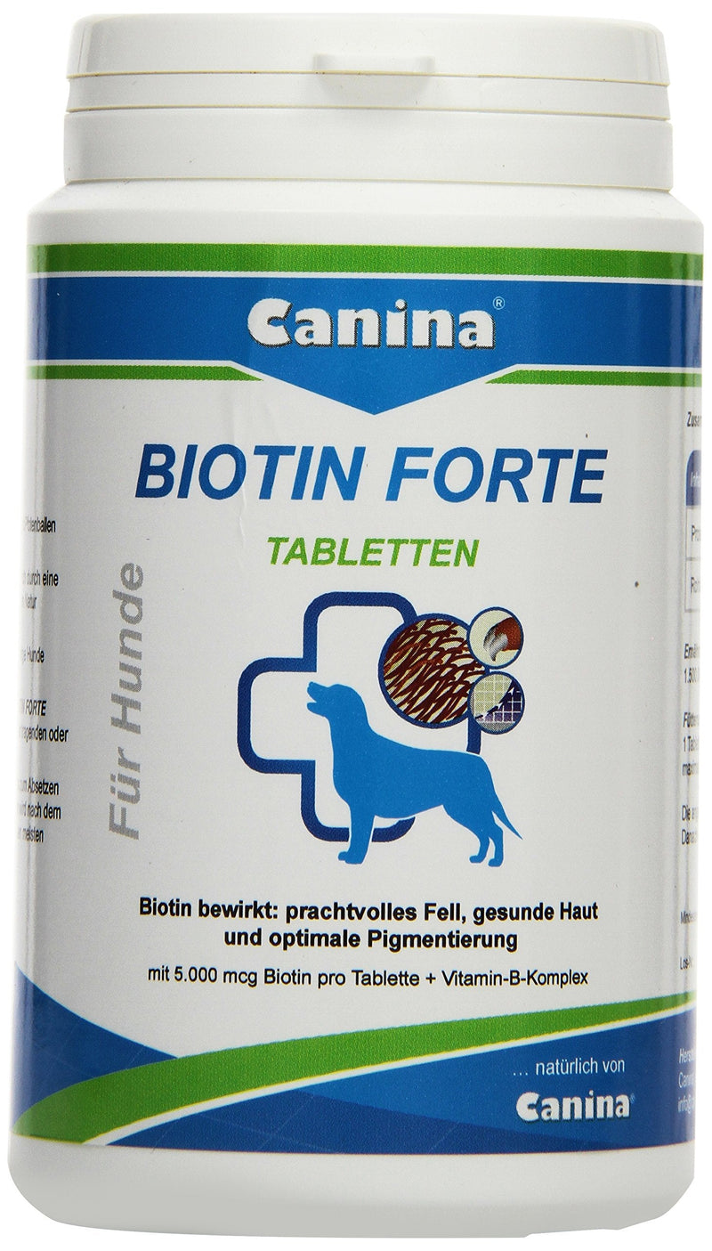 Canina Biotin Forte tablets, pack of 1 10110 8 brownish 200 g (pack of 1) Canina 200 g (pack of 1) - PawsPlanet Australia