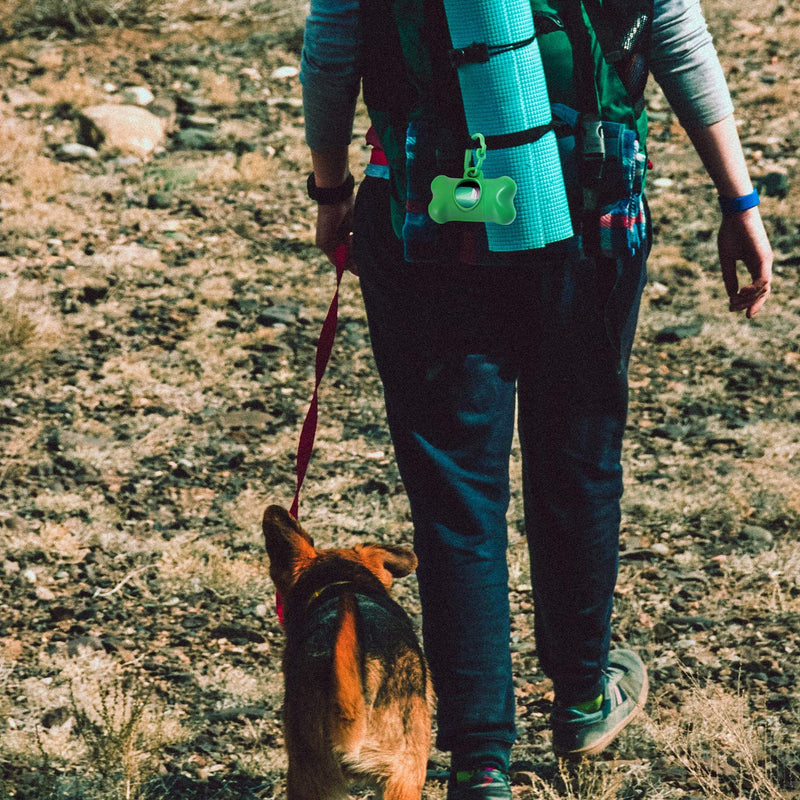 Dog Water Bottle Leak Proof Portable Travel Drink Cup with Dog Bowl Collapsible and Biodegradable Dog Poop Bag with Dispenser for Pets Outdoor Walking, Hiking, Travel, Food Grade Plastic|BPA Free - PawsPlanet Australia