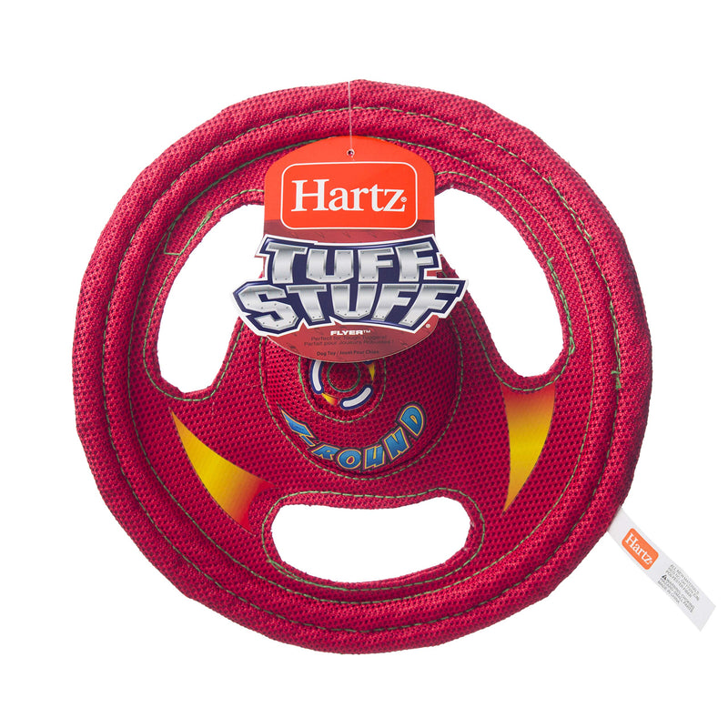 Hartz Tuff Stuff Toss Around Plush Frisbee Flyer Dog Toy - Medium/Large - PawsPlanet Australia