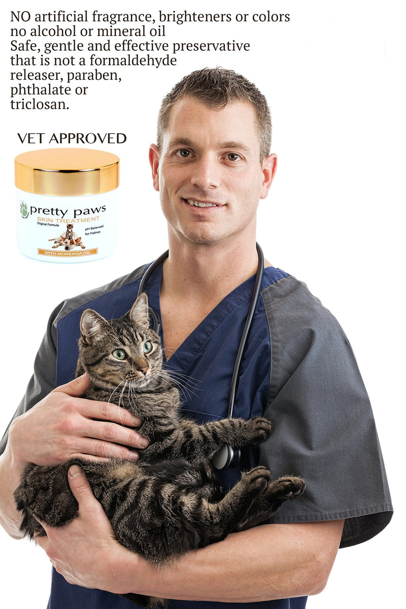 Cat Hot Spot Treatment. Pain Relief for Paw Disorders, Dermatitis, Infection, Dry Itchy Skin, Rashes, Bites, Allergic Reactions. Antiseptic Antifungal Holistic Vet Approved - Concentrated Pretty Paws - PawsPlanet Australia