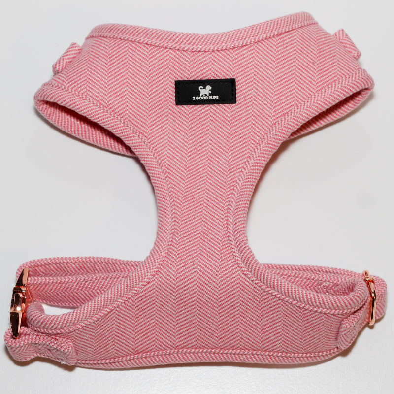 2GoodPups Pink Dog Harness Leash and Poop Bag Holder Set - Puppy Essentials Kit - Dog Harness No Pull - Dog Harness for Large Dogs - Dog Harness Leash Waste Bag Set (Large) - PawsPlanet Australia