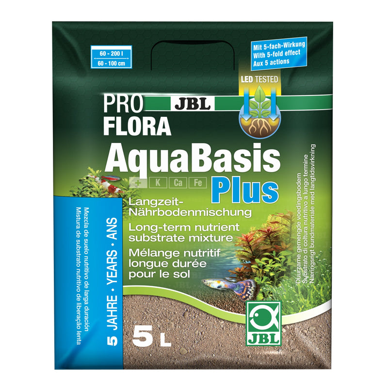JBL AquaBasis plus 5 l, Long-lasting nutrient substrate for freshwater aquariums 5Ltr - PawsPlanet Australia