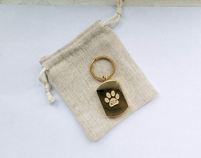 MacAi Cremation Urn Pendant Keychain or Necklace for Ashes Jewelry Paw Print Stainless Steel Keepsake for Cat Dog's Ashes with Filling Kit Gold, Rose or Silver. pink - PawsPlanet Australia