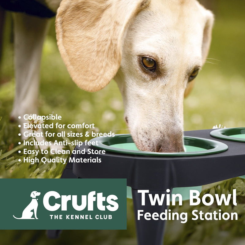 VFM - Pet Twin Travel Collapsible Portable Feeding Bowls - PawsPlanet Australia