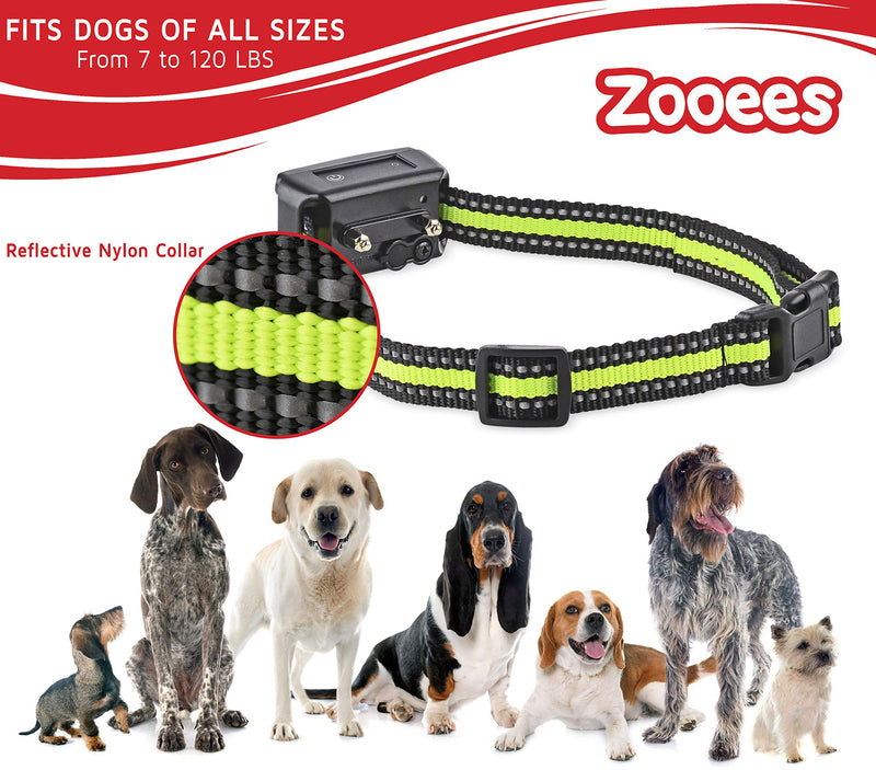 [Australia] - ZOOEES Dog Bark Collar Anti Bark Training Collar Vibrate and Beep No Bark Collar -Stop Barking Dog Bark Collar for Small, Medium, Large Dog 