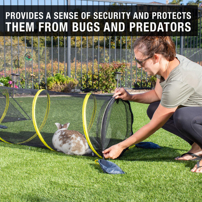 Outback Jack Outdoor Cat Enclosures For Indoor Cats (Portable Cat Tent, Outdoor Cat Tent, Cat Tunnel, and Playhouse) Play Tents for Cats and Small Animals, Outdoor Cat House, and Outside Cat Enclosure Fun Run Cat Tunnel - PawsPlanet Australia
