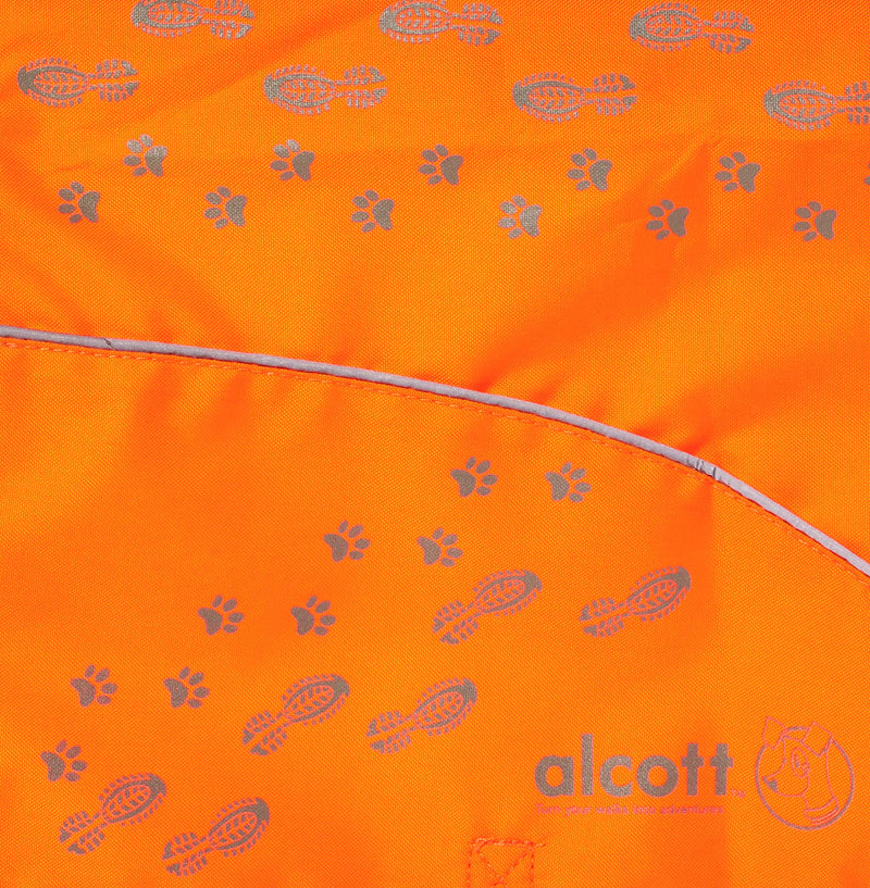 Alcott Essential Visibility Dog Vest Medium Alcott Essential Visibility Dog Vest with Reflective Trim & Accents Neon Orange - PawsPlanet Australia