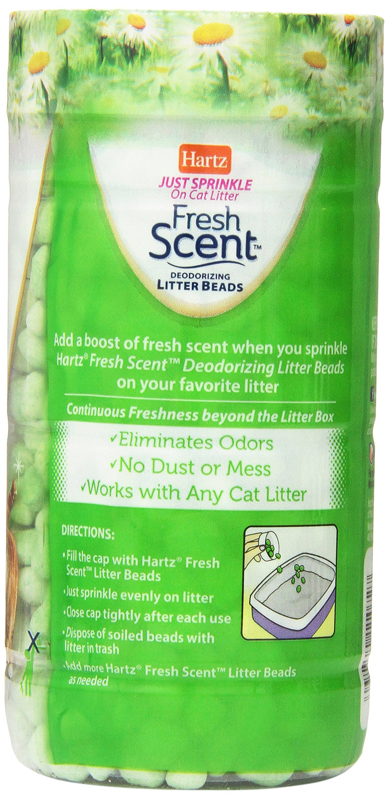 [Australia] - Hartz Fresh Scent Deodorizing Litter Beads - Spring Meadow 