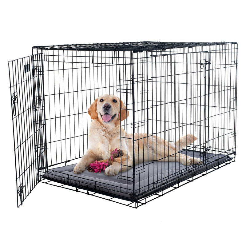 [Australia] - Waterproof Dog Crate Pad Gray 38.75x25 