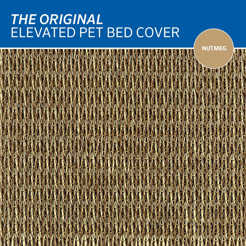 Coolaroo Pet Bed Replacement Cover Large Nutmeg - PawsPlanet Australia