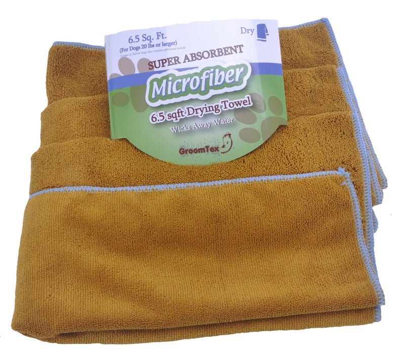 [Australia] - GroomTex Pet Microfiber Large Drying Towel 6.5 SqFt. 