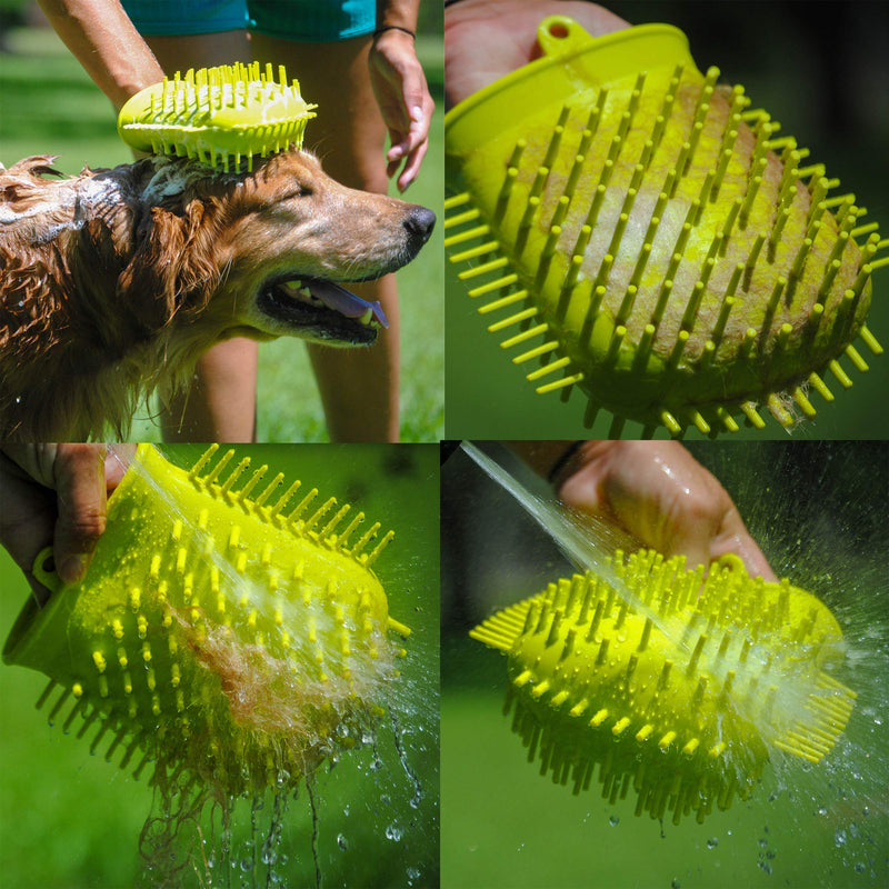 [Australia] - Bark Brite Dual Purpose Dog Paw Scrubber and Bath Brush 