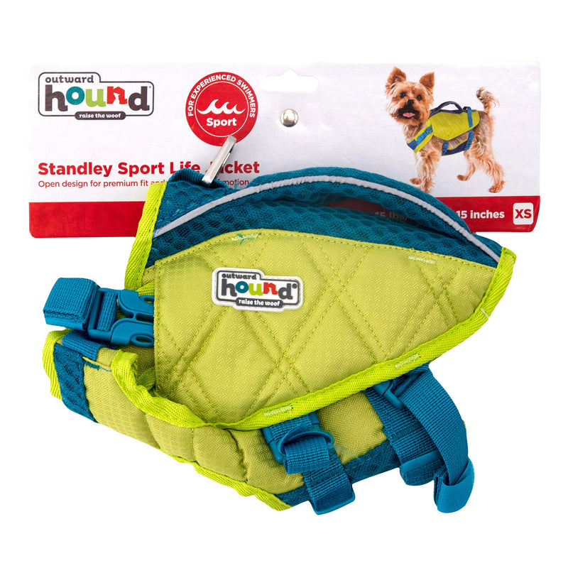 Outward Hound Dog Life Jacket Standley Sport High Performance Life Jacket for Dogs, X-Small XS - PawsPlanet Australia