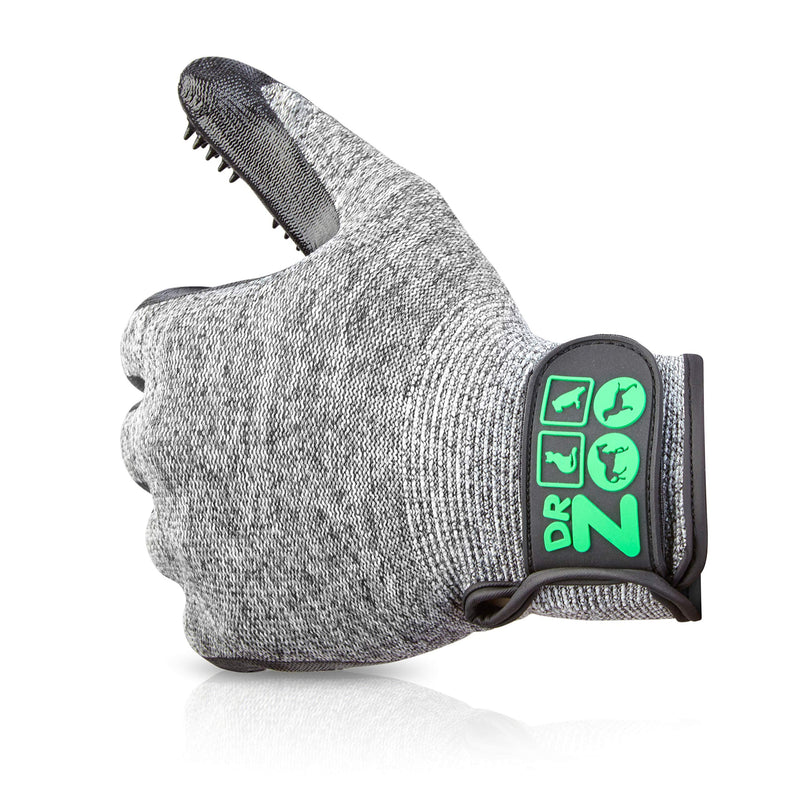 DR Zoo Gr. M pair of grooming gloves for grooming with gloves for dogs, cats and horses - PawsPlanet Australia