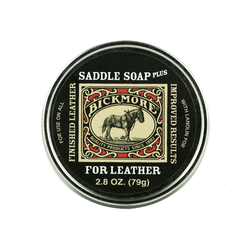 [Australia] - Bickmore Saddle Soap Plus - 2.8oz - Leather Cleaner & Conditioner with Lanolin - Restorer, Moisturizer, and Protector 2.8 oz 