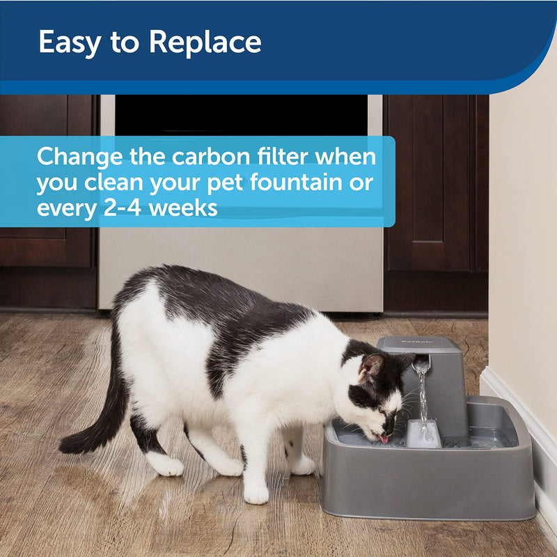 PetSafe Drinkwell Carbon Replacement Filters, Keeps Water Clean & Fresh, Compatible with Multiple PetSafe Fountains, 4 pack - PawsPlanet Australia