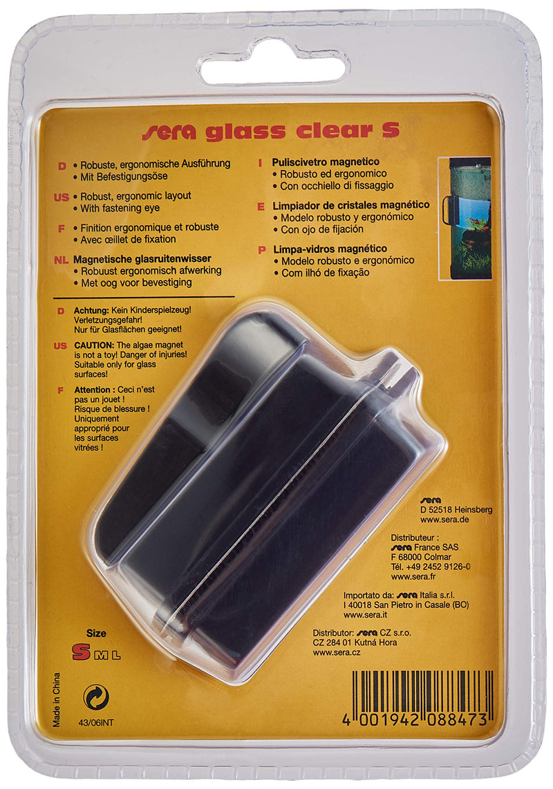 sera glass clear S - With these magnets, the glass panes of an aquarium can be easily cleaned. 6mm - PawsPlanet Australia