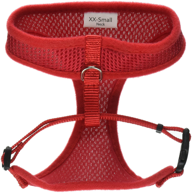 [Australia] - Coastal Pet Products DCP6313RED Nylon Comfort Soft Adjustable Dog Harness, XX-Small, Red 