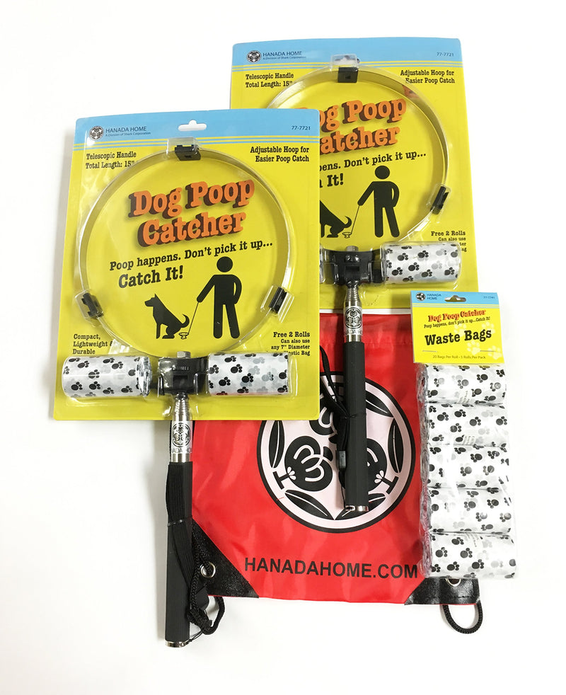 [Australia] - Hanada Home 58-7721 Dog Poop Catcher 4 Piece Combo Kit, One Size 