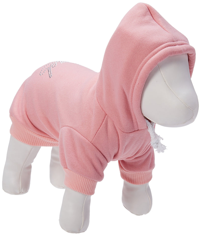 Mirage Angel Rhinestud Dog Hoodie, Medium, Pink M - PawsPlanet Australia