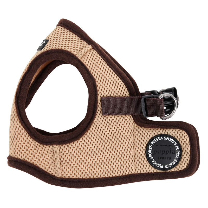 Puppia Soft Jacket Harness, Extra Small, Beige XS - PawsPlanet Australia