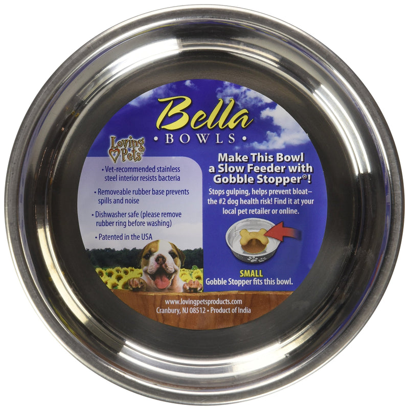 [Australia] - Loving Pets Bella Bowl Designer & Expressions Argyle Argyle, Pink Small 