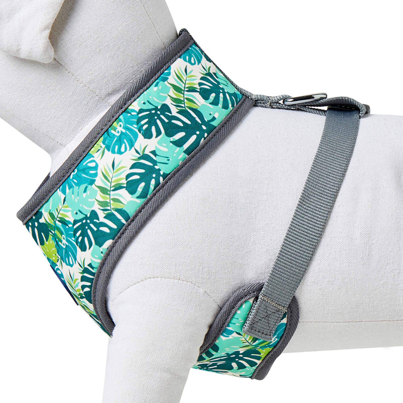 Blueberry Pet 10+ Patterns Soft & Comfy Spring Scent Inspired Floral/Camo Print Dog Harness Vests, Harness Dresses Harness Vest - (13" - 16") Chest Girth Bahamas Vacation - PawsPlanet Australia