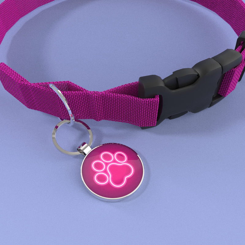 KEKID Dog Tags Personalized, Pet ID Tags, Dog Name Tag, with QR Code Links to Online Profile /Emergency Contact/Modifiable A2 - PawsPlanet Australia