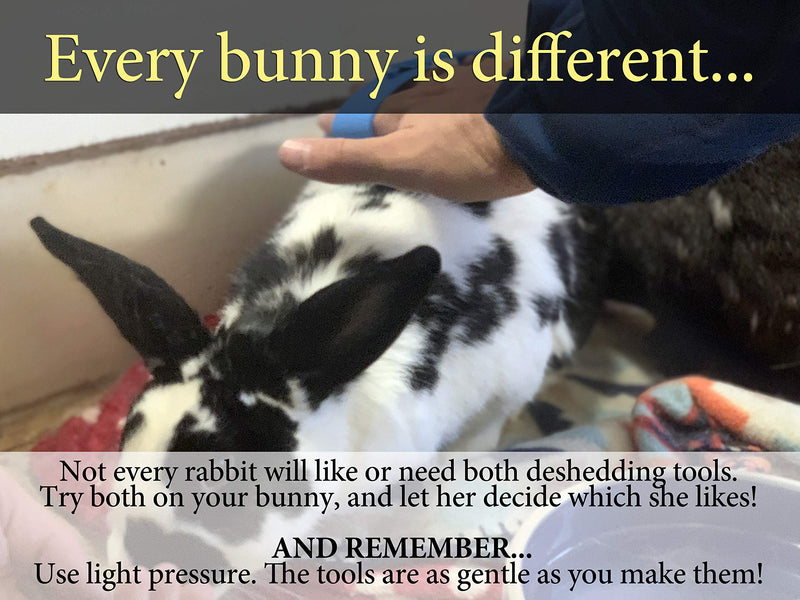 [Australia] - Dasksha Rabbit Grooming Kit with Rabbit Grooming Brush - Rabbit Hair Brush and Rabbit Hair Remover- Bunny & Guinea Pig 