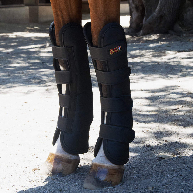 [Australia] - ECP Equine Comfort Products Far Infrared Heat Therapy Horse Front Leg Wraps - Large 