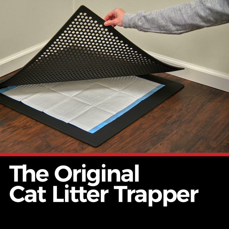 [Australia] - iPrimio Jumbo Cat Litter Trapper Mat – 29”x27” Mat Traps and Catches Litter Through Large Holes – Multi-Layer Bottom Repels Urine – Suitable for Messy Cats 