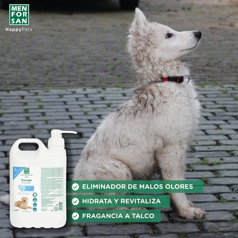 MENFORSAN Odor Eliminator Dog Shampoo 5L, eliminates bad smells from the fur - PawsPlanet Australia