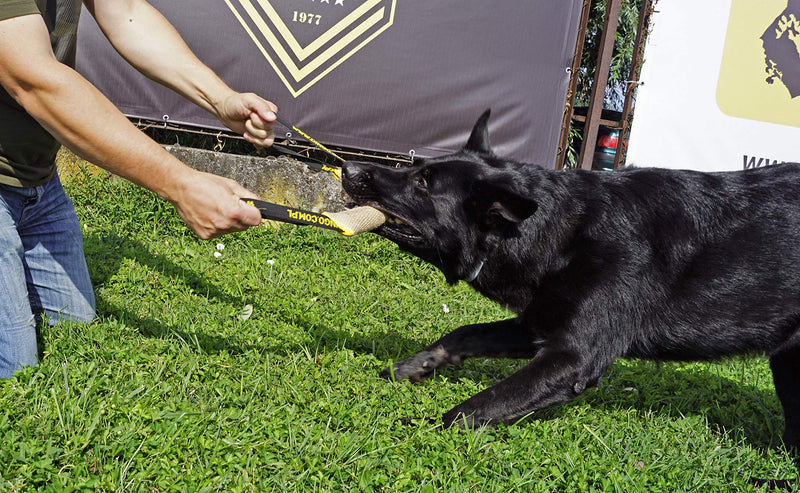 Dingo Jute Bite Tug With Two Handles For Tug Of War Play Dog Bite Training 12914 28 x 4 cm - PawsPlanet Australia